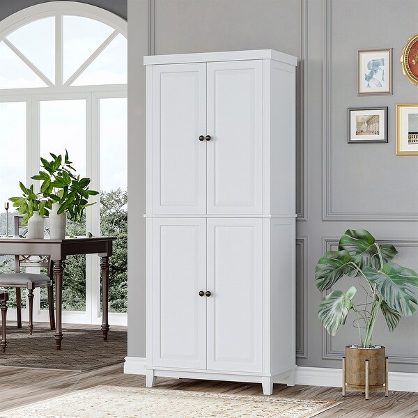 Versatile Freestanding Kitchen Cabinet with Advanced Features for
