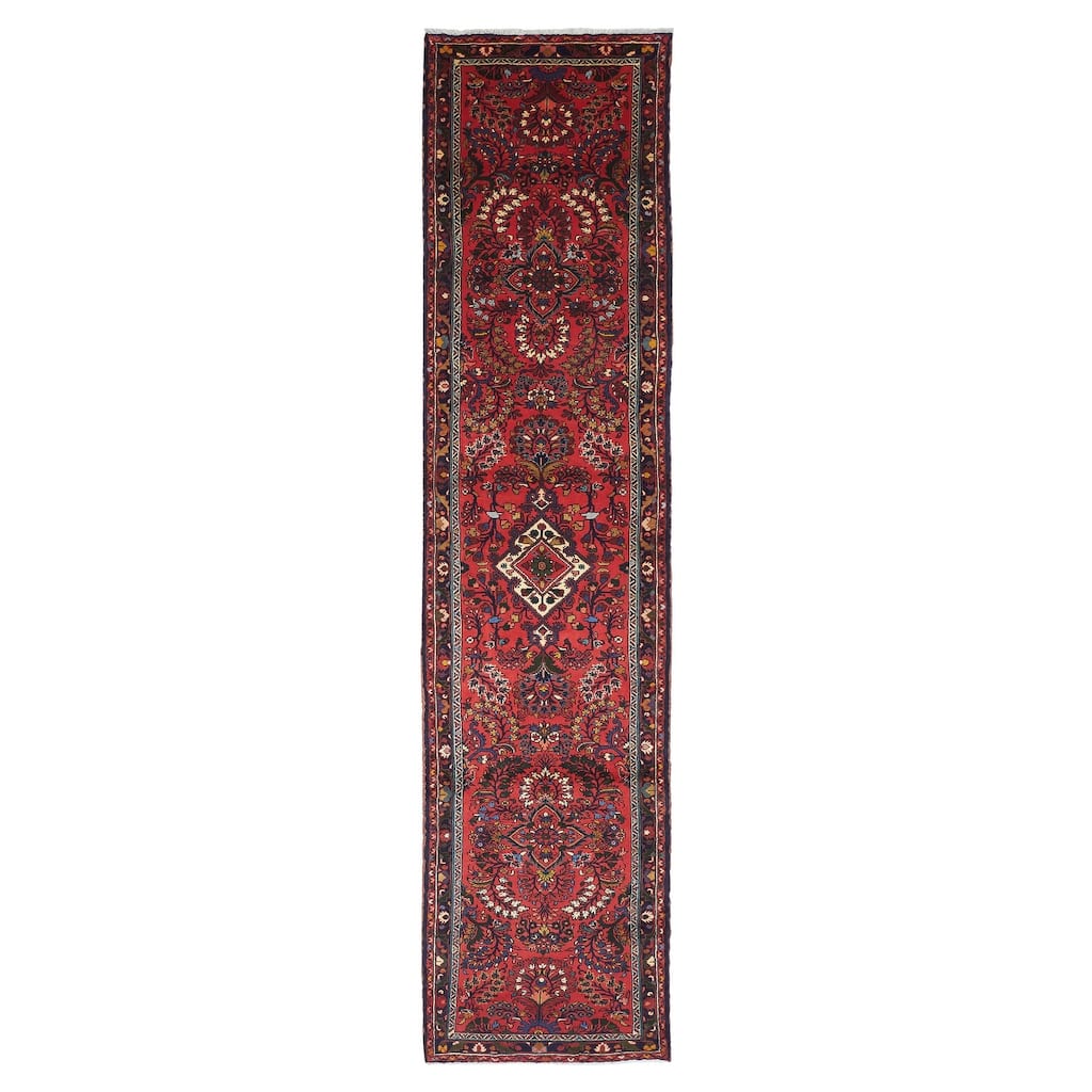 ECARPETGALLERY Hand-knotted Anadol Red Wool Rug - 2'10 x 12'9