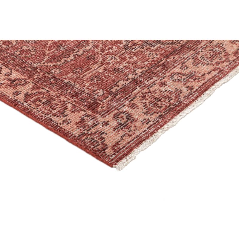 Terra by Obeetee Palace Gordon Rust Rug