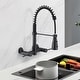 preview thumbnail 1 of 27, Dornberg Wall Mounted Pull Down Bridge Kitchen Faucet