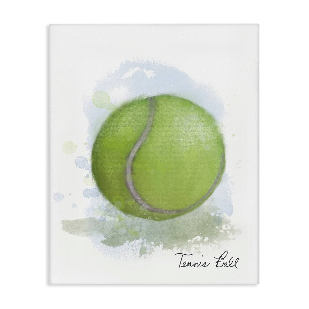 Stupell Soft Pastel Tennis Ball Canvas Wall Art Design By Matthew Piotrowicz