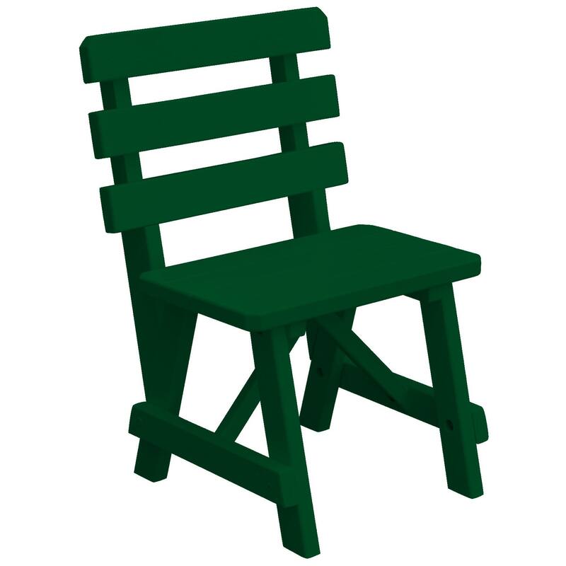 Pine 2' Traditional Backed Bench