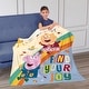 preview thumbnail 26 of 52, Hasbro Peppa Pig Silk Touch Sherpa Throw Blanket