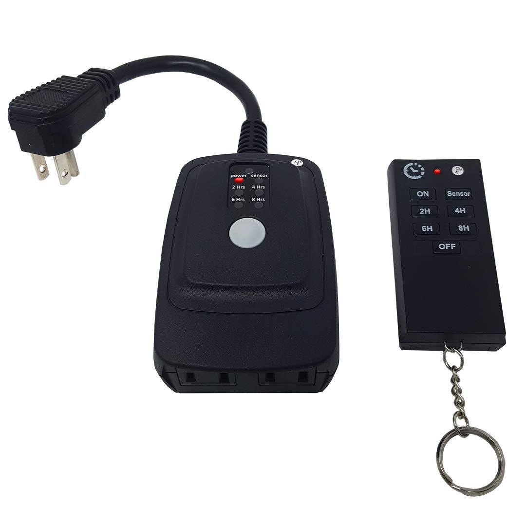 Weatherproof outdoor outlet remote control shop