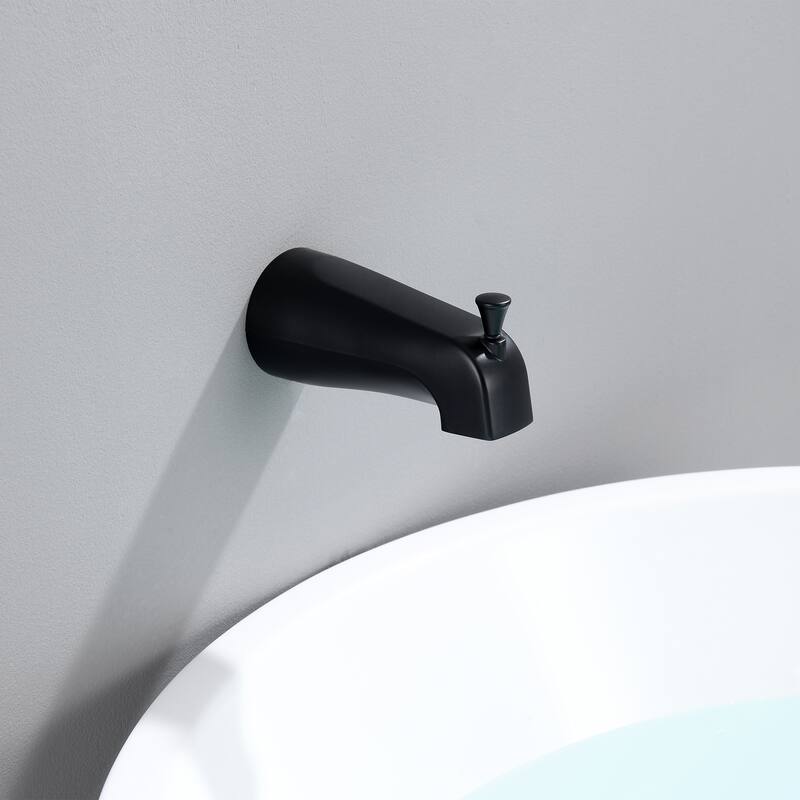 Luxier SS-C02 Single Handle 1-Spray Tub & Shower Faucet with Valve