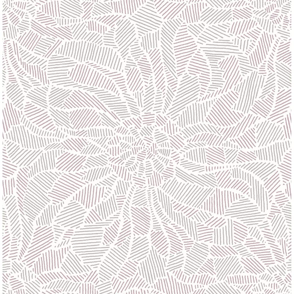 A-Street Prints Daydream Purple Abstract Floral Wallpaper