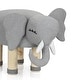 preview thumbnail 3 of 1, Lincove Kids Decorative Stool - Eddie Elephant Stool