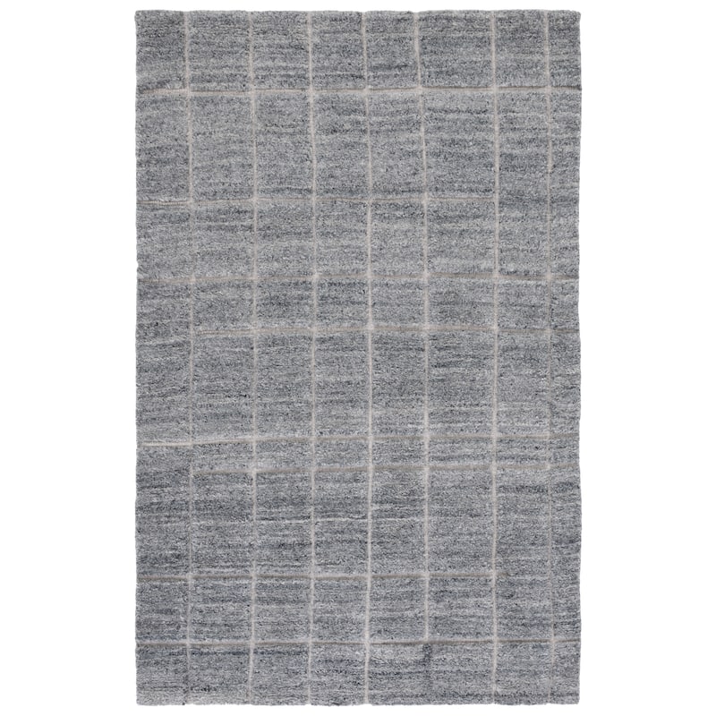SAFAVIEH Handmade Kenya Maeva Wool Rug - 6' Square - Dark Grey