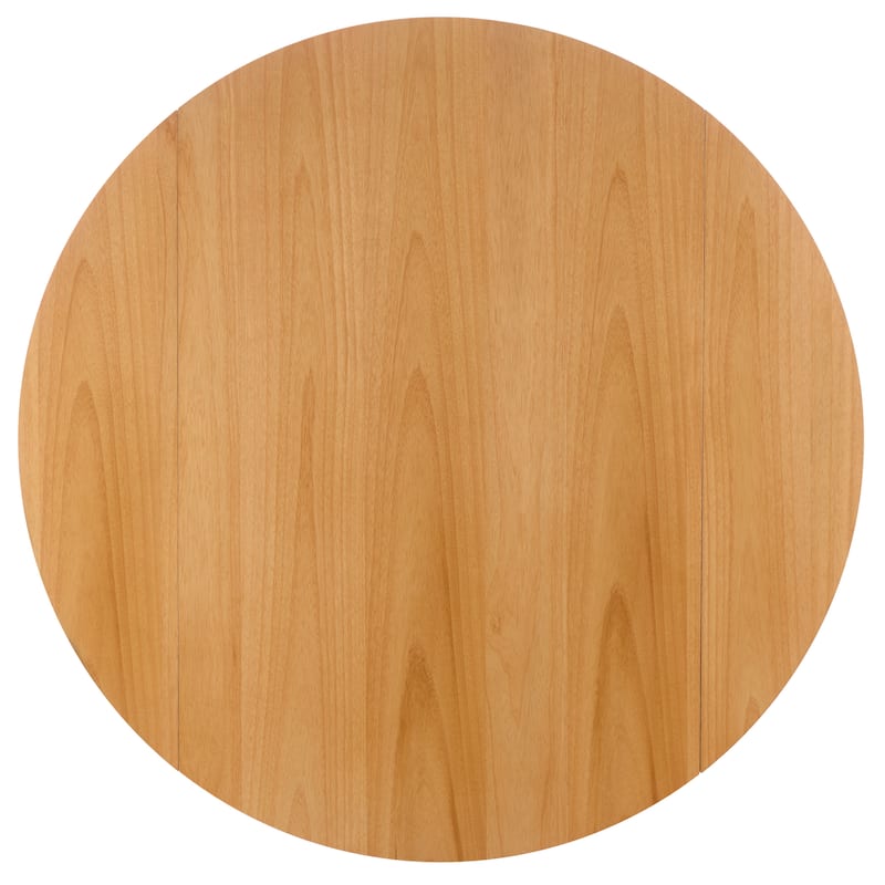 SAFAVIEH Home Roma Round Drop Leaf Scallop Table - 42"W x 42"D x 30"H