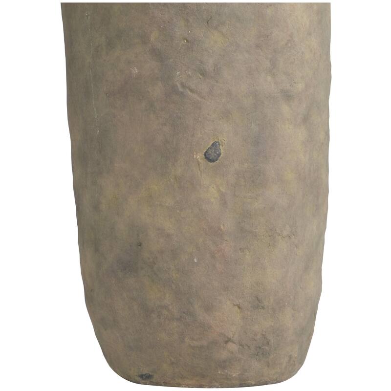 Ceramic Distressed Terracotta Decorative Vase - Brown - Roche River Decor