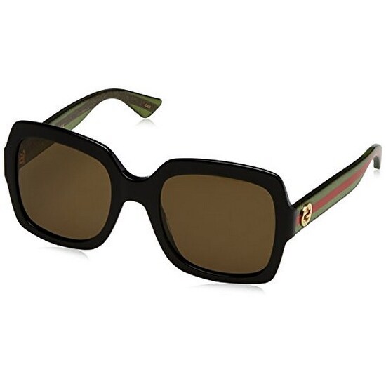 gucci black green and red sunglasses