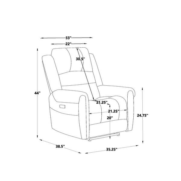 Lazell Genuine Top Grain Leather Power Recliner Bed Bath & Beyond