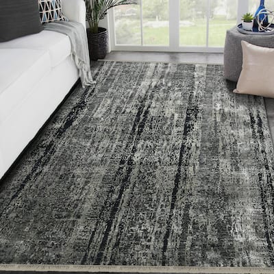 Zenith Taree Modern & Contemporary Abstract Hand-Knotted Area Rug