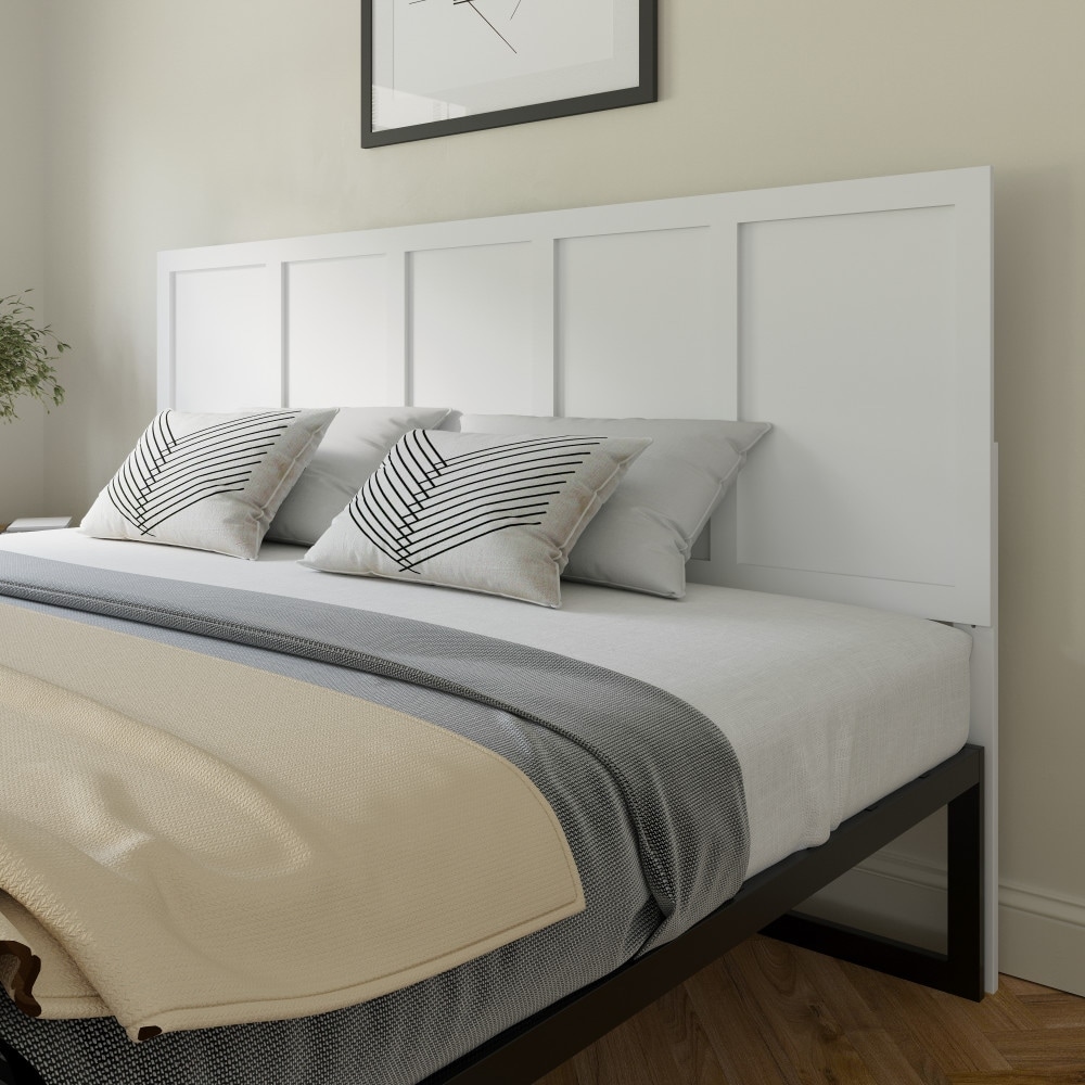 White deals king headboard