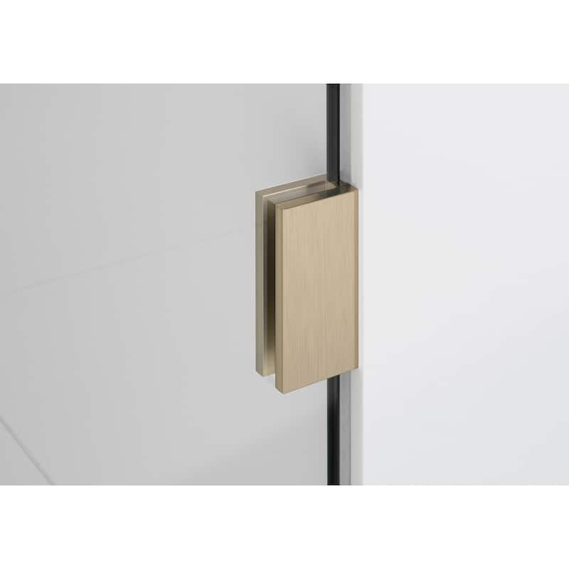 Glass Warehouse 78" x 34" Frameless Shower Door - Single Fixed Panel