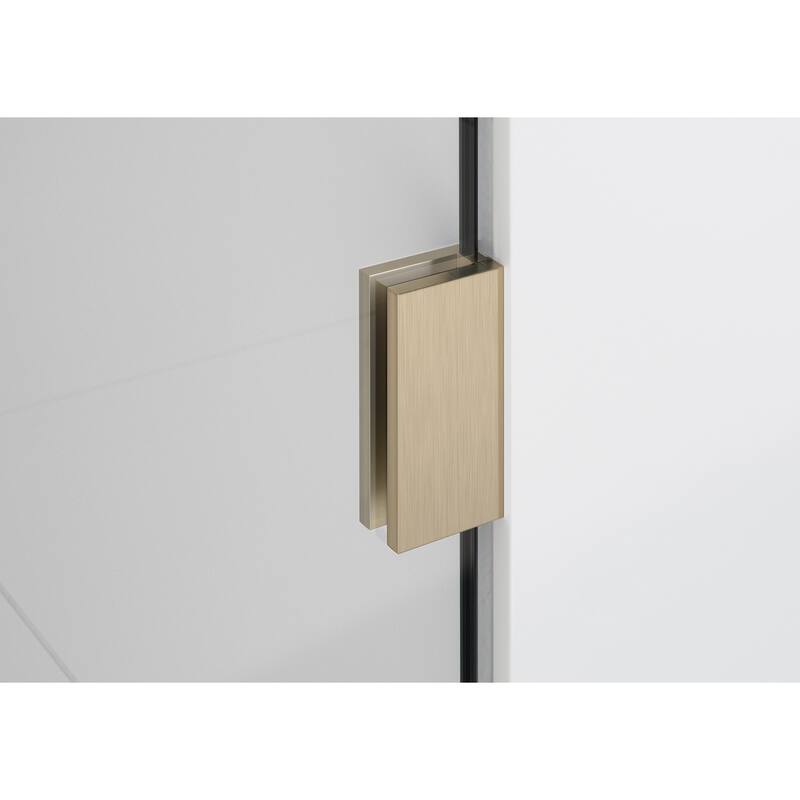 Vela 28.5 in. x 78 in. Fully Frameless Glass Shower Panel - Single Fixed Panel