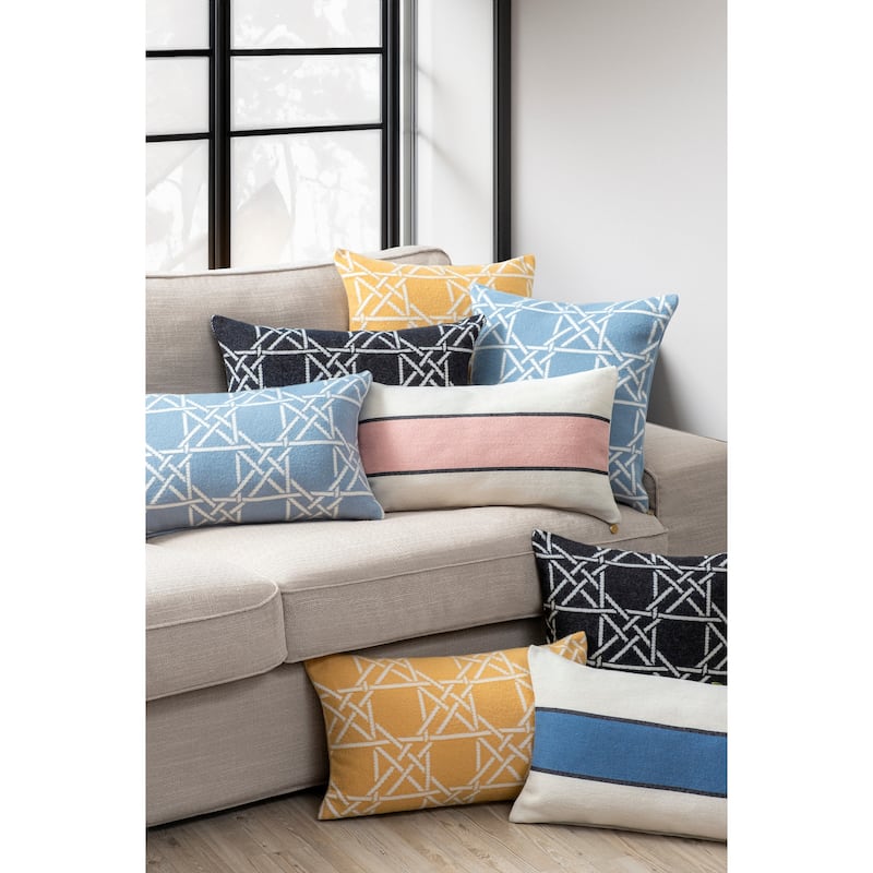 Brooks Brothers Lattice Work Decorative Pillow