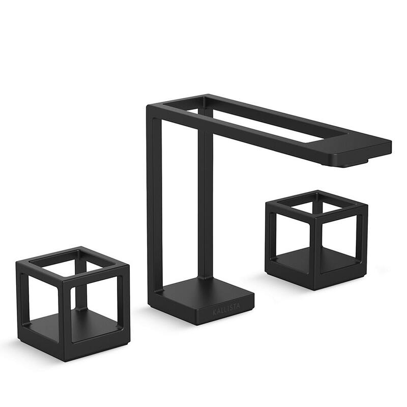 Kallista P26100-CU Grid 1.2 GPM Widespread Bathroom Faucet - Matte Black
