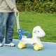 preview thumbnail 2 of 8, 4 in 1 Rocking Horse for Toddles 2-5 Years, Baby Ride on Horse with Detachable Push Handle & Balance Board, - Blue