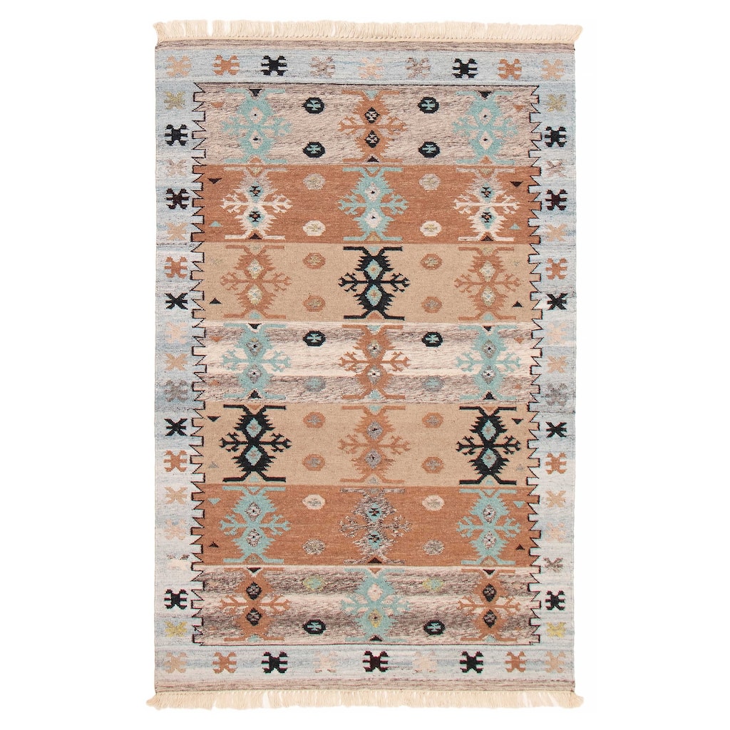 Ankara FW Brown Kilim 5'1" x 7'11" - 5'1 x 7'11