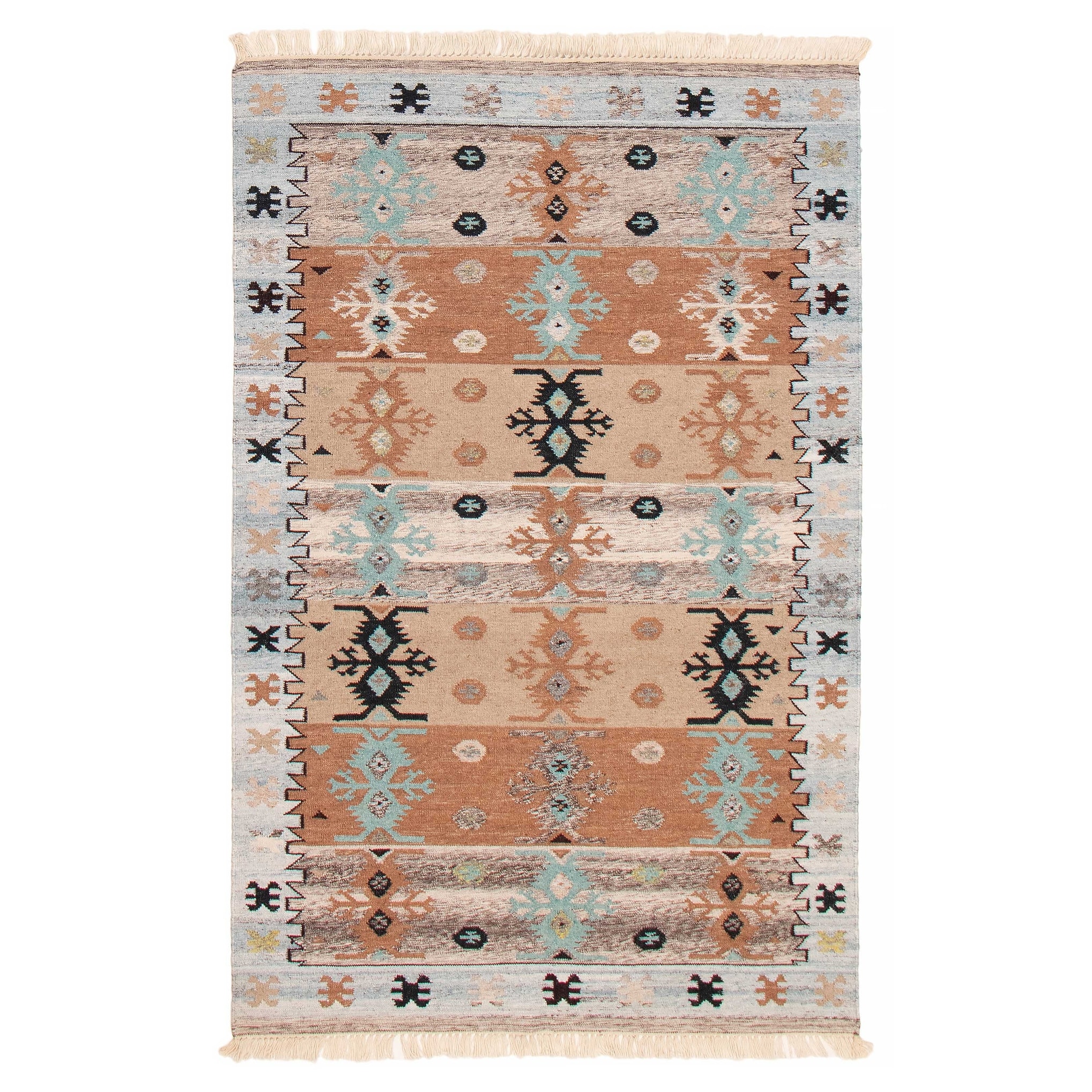 Ankara FW Brown Kilim 5'1" x 7'11" - 5'1 x 7'11