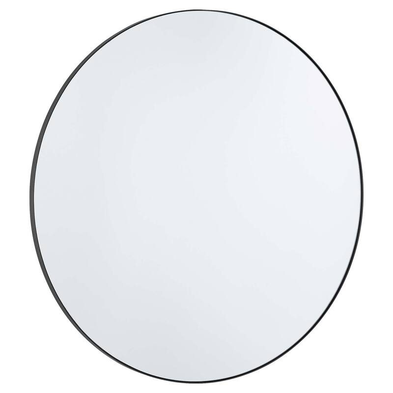 Quorum International 10-36 Round 36" Diameter Modern Circular Metal - Matte Black