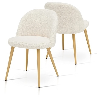 Ivinta Modern Velvet Dining Chairs Set of 2, Upholstered Accent Chair