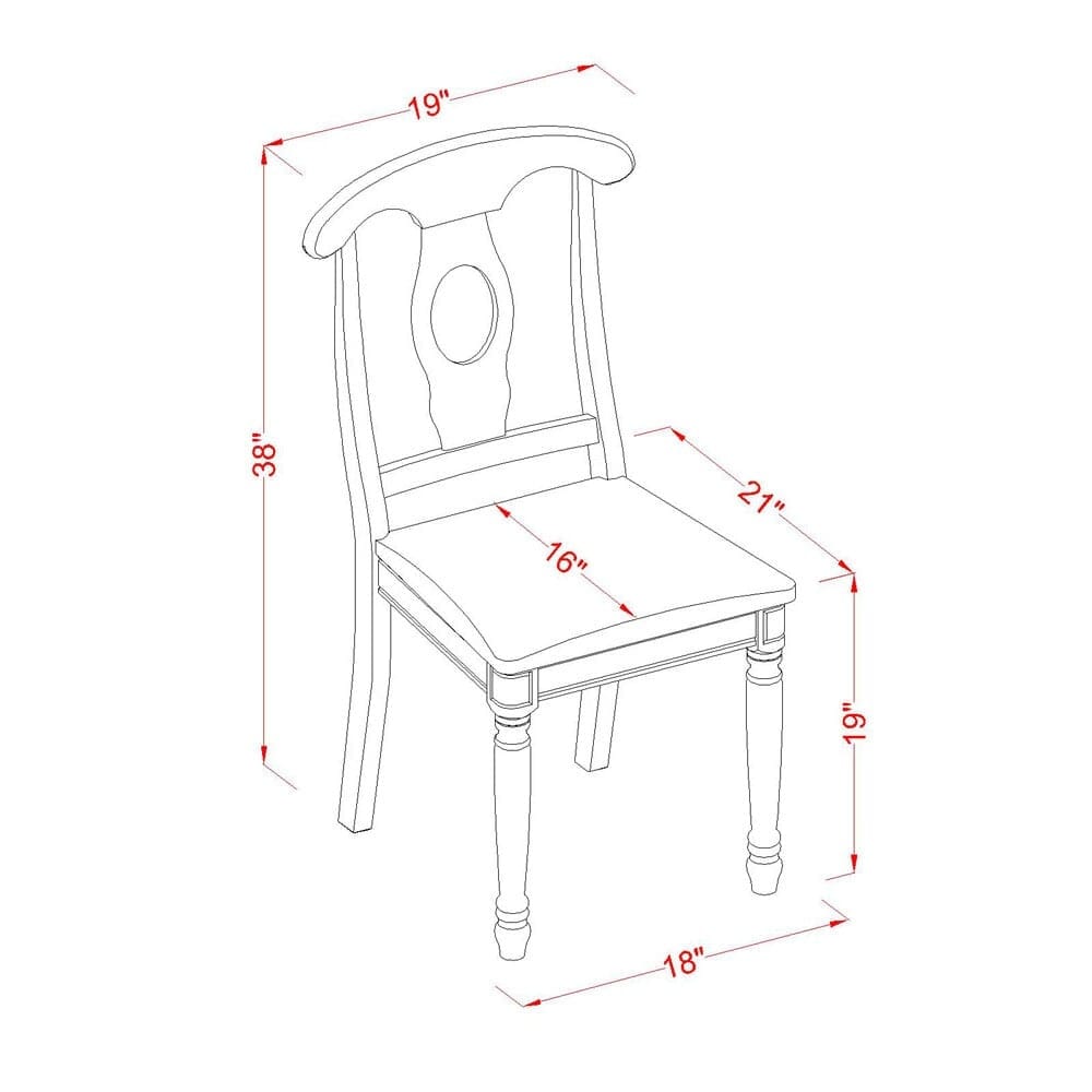 East West Furniture 5 Piece Dining Table Set- an Oval Kitchen Table and 4  Kitchen Dining Chairs, Saddle Brown (Seats Options) - Overstock - 10296396, image size:1000x1000