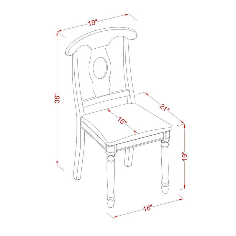 East West Furniture Table Set Consist of an Oval Table with Butterfly Leaf and Dining Chairs (Chair Seat Type Options)