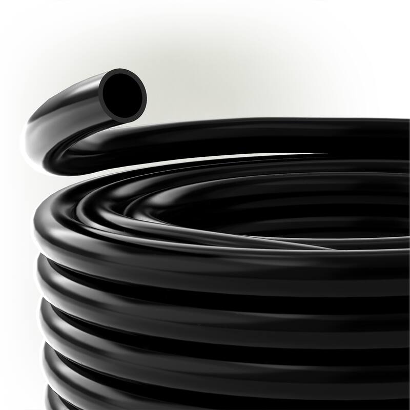 Wall PVC Black Coil Tubing