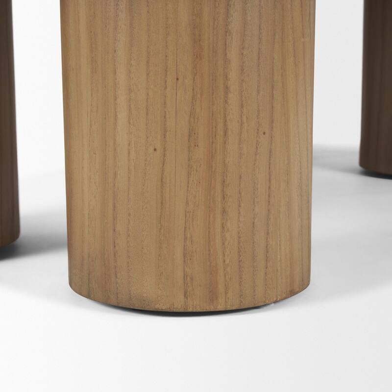 Tavi Rectangular Natural Brown w/ Column Legs Coffee Table - 55.0L x 31.5W x 16.5H