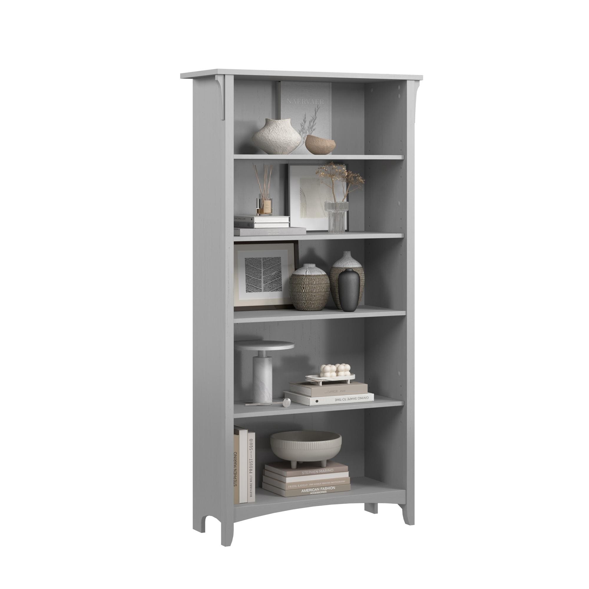 Bush Home Salinas Tall 5 Shelf Bookcase - 5 Shelf