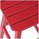 preview thumbnail 5 of 5, Laguna Hdpe All Weather Outdoor Patio 24" Square Counter Stool
