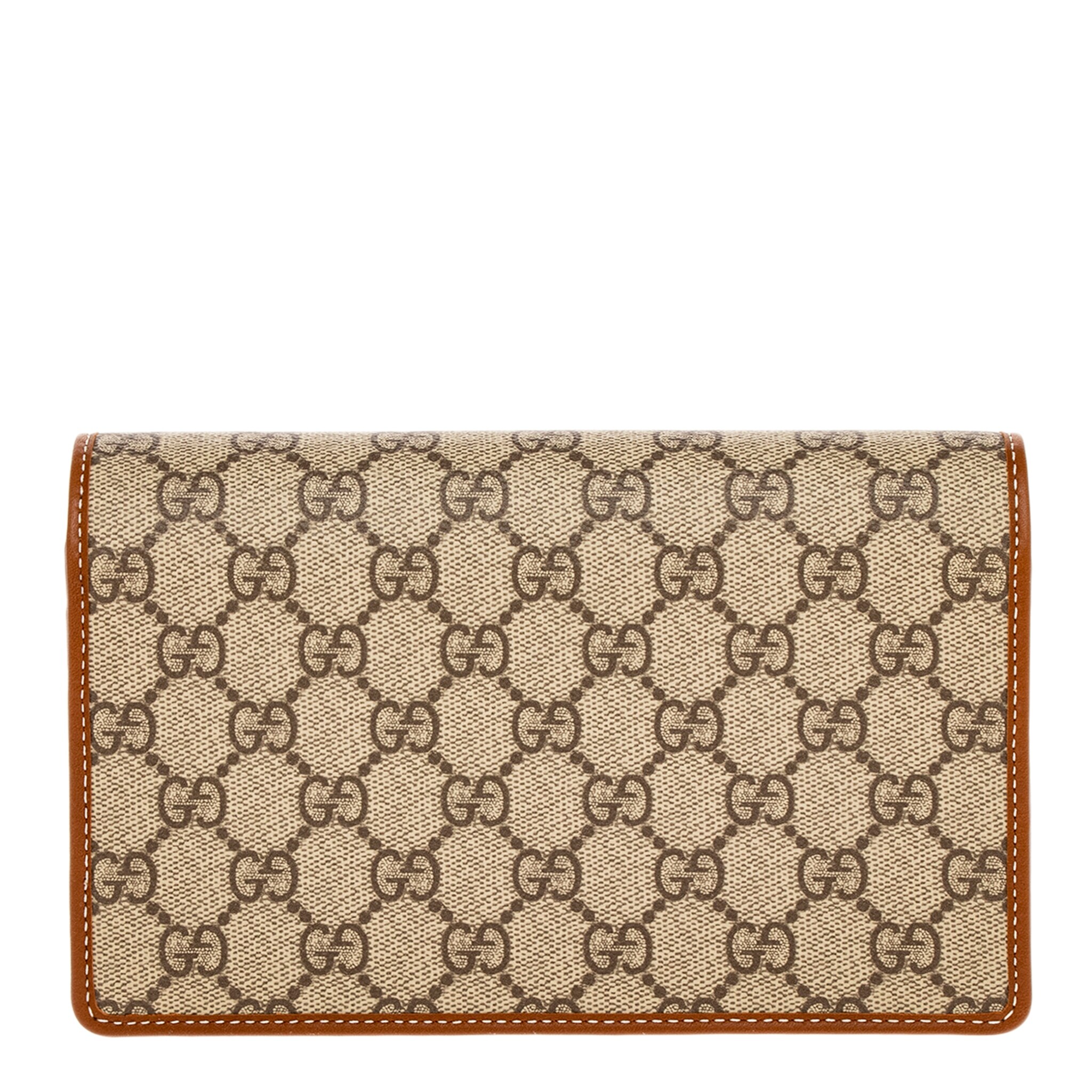 Gucci Men's GG Emblem Wallet with Leather Strap - Overstock - 43247781