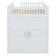 preview thumbnail 14 of 30, Elegant Design Full Size House Loft Bed with Ladder & Wardrobe