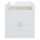 preview thumbnail 14 of 14, White Full Size Solid Wood House Loft Bed With Ladder and Wardrobe for Kids, Boys and Girls, Bedroom