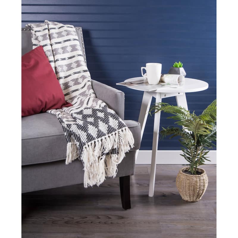 DII Slub Stripe Decorative Throw