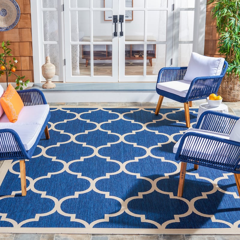 SAFAVIEH Courtyard Kathy Indoor/ Outdoor Waterproof Patio Backyard Rug