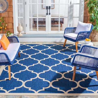SAFAVIEH Courtyard Kathy Indoor/ Outdoor Waterproof Patio Backyard Rug