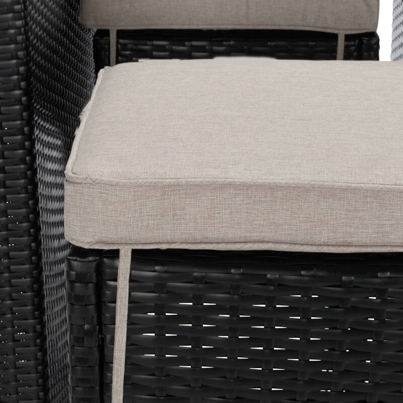 SAFAVIEH Yahaira 7-Piece Outdoor Patio Dining Set - 59Wx28Dx42H