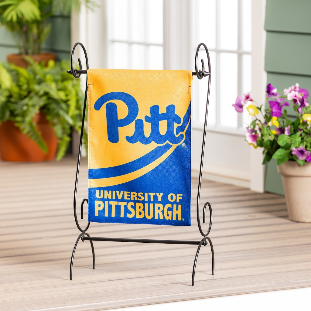 University of Pittsburgh Burlap Flag Garden Size