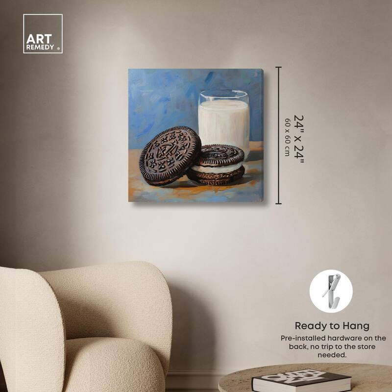Ode to the Oreo Canvas by Art Remedy, Gallery Wrapped