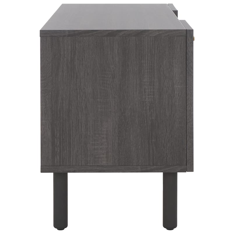 SAFAVIEH Kayleigh 2 Door 2-Shelf Media Stand - 47" W x 16" D x 21" H - 47Wx15Dx21H