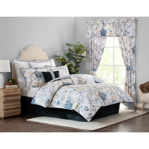 Sidney 4-piece Floral Comforter Set. Opens flyout.