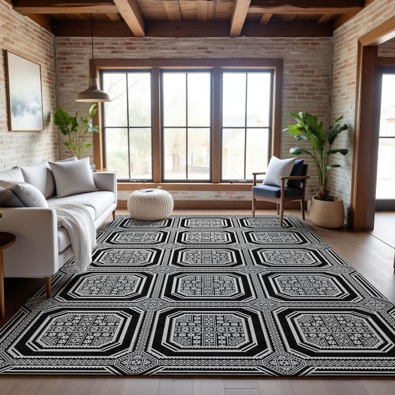 Premium Washable Super Soft Classic Panel Mayfield Rug