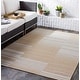 preview thumbnail 1 of 6, Neta Indoor/ Outdoor Color Block Stripe Area Rug 7'10" x 10' - Wheat