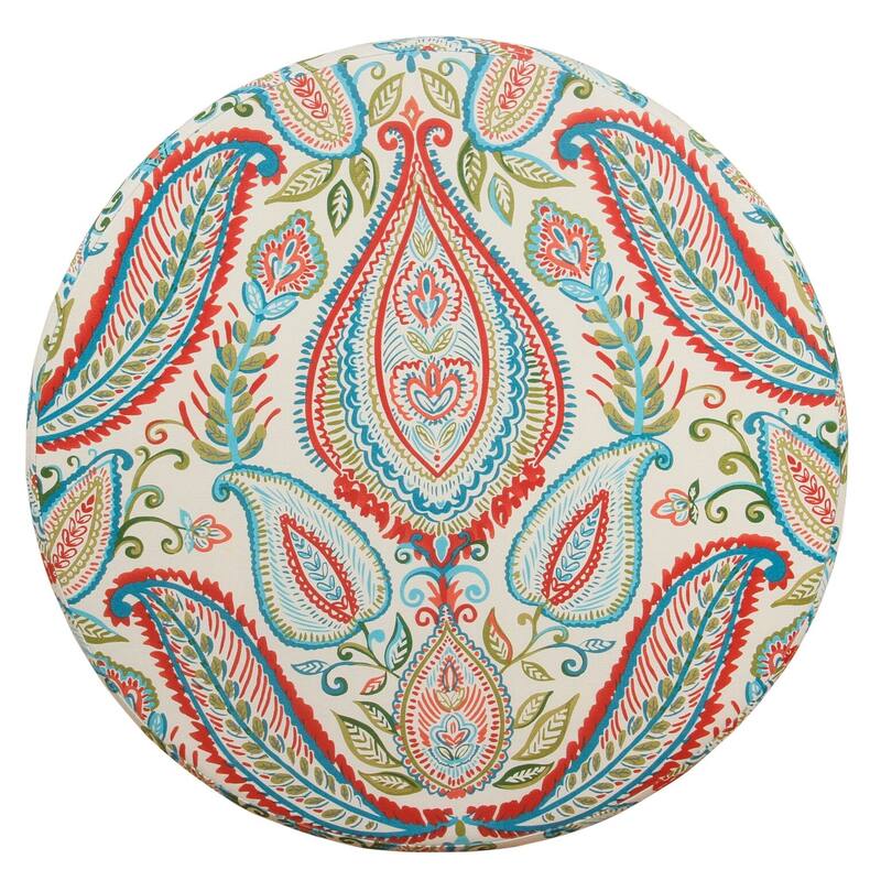 The Curated Nomad Hector Paisley Storage Ottoman