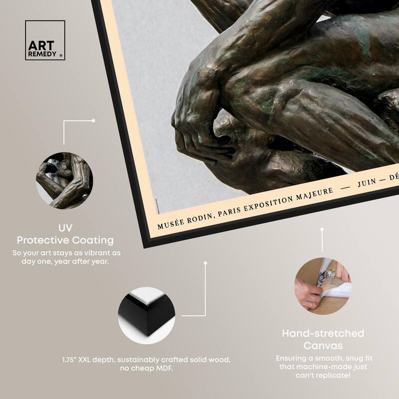The Thinker Canvas by Art Remedy