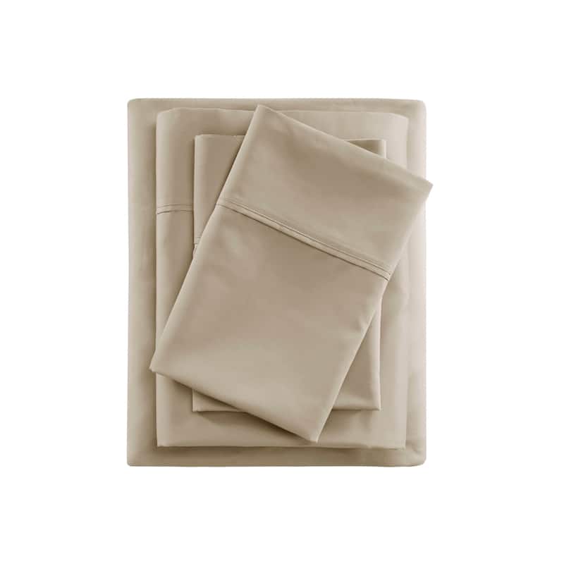 Beautyrest 600 Thread Count Cooling Cotton Blend 4 PC Sheet Set