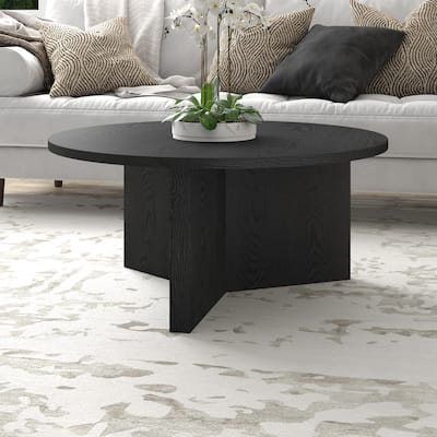 Anders 36" Wide Round Coffee Table